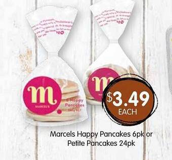 Spudshed Marcels happy pancakes or petite pancakes offer