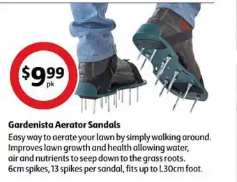 Gardenista aerator sandals