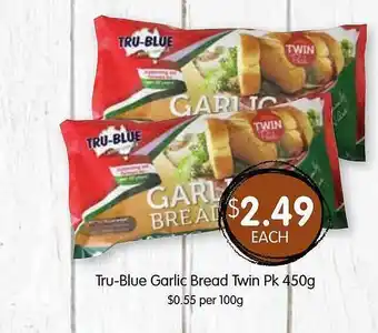 Spudshed Tru-blue garlic bread offer