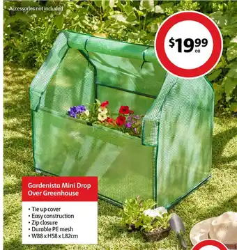 Coles Gardenista mini drop over greenhouse offer