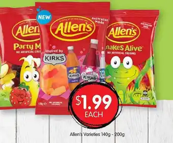 Spudshed Allen's offer