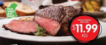 Spudshed Beef rump offer