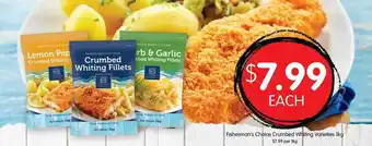 Spudshed Fisherman's choice crumbed whiting offer