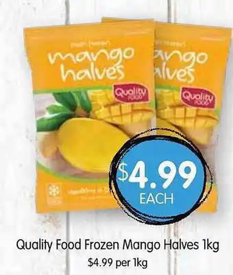 Spudshed Quality food frozen mango halves offer