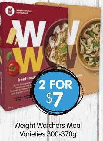 Spudshed Weight watchers meal offer