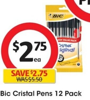Bic Cristal Pens 12 Pack