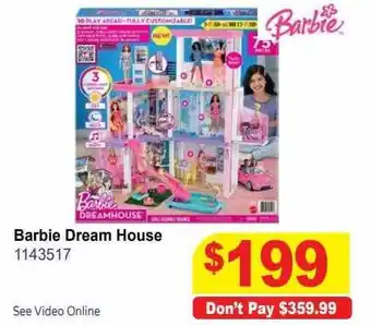 Mr Toys Barbie dream house offer