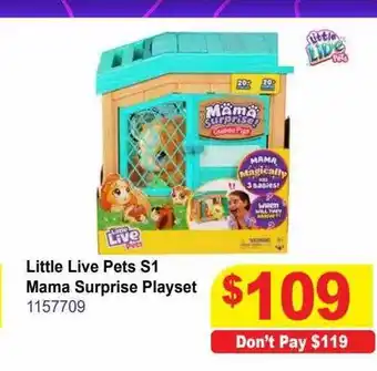 Little live pets s1 mama surprise playset