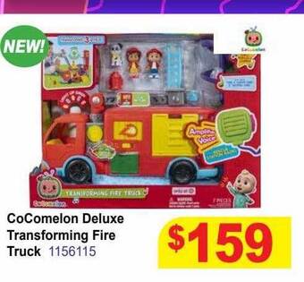 Mr Toys Cocomelon deluxe transforming fire truck offer