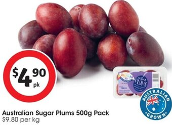 Coles Australian Sugar Plums 500g Pack offer