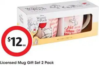 Coles Licensed Mug Gift Set 2 Pack offer