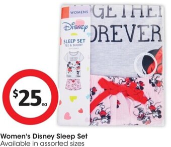 Coles Women's Disney Sleep Set offer