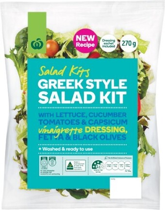 Woolworths Greek Salad 270g Pack