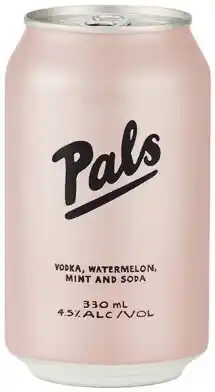 Woolworths Pals Varieties Cans 4x330ml offer