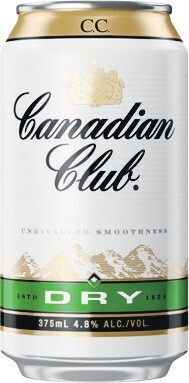 Woolworths Canadian Club & Dry Cans 10x375ml offer