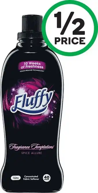 Woolworths Fluffy Fabric Softener 900mlu20131 Litre offer