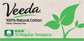 Veeda Cotton Tampons Pk 16