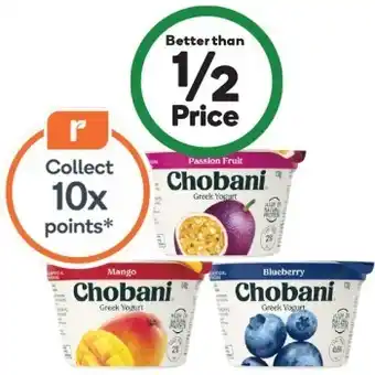 Woolworths Chobani greek yogurt pot 170g – from the fridge offer