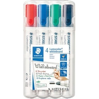 Woolworths Staedtler lumocolor whiteboard markers pk 4 offer