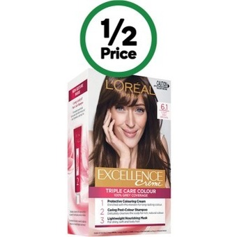 Woolworths L’oreal excellence hair colour offer