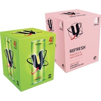 Woolworths V energy drink 4 x 250ml offer