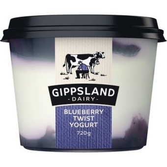 Woolworths Gippsland dairy twist yogurt 720g – from the fridge offer