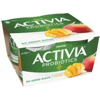 Woolworths Danone activia probiotics yoghurt 4x125g – from the fridge offer