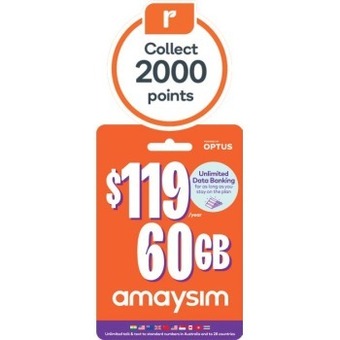 Woolworths Amaysim $119 starter pack‡ offer