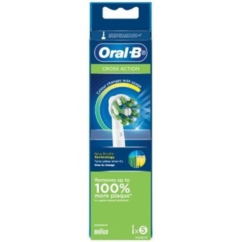 Woolworths Oral-b cross action replacement brush heads pk 5 offer