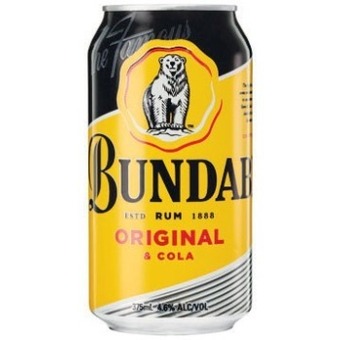 Bundaberg rum & cola cans 6x375ml