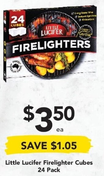 Drakes Little Lucifer Firelighter Cubes 24 Pack offer