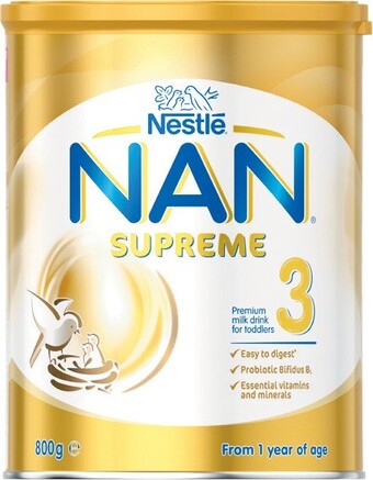 Woolworths Nestle Nan Supreme Stage 3 or 4 Baby Formula 800g u2013 Limit 2 per Customer offer