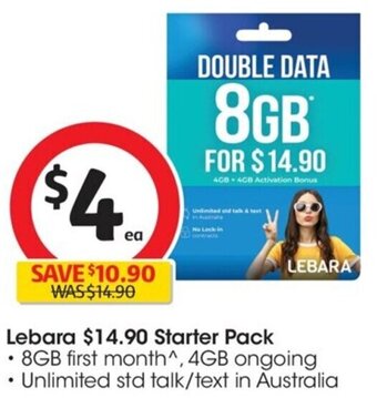 Coles Lebara Starter Pack offer