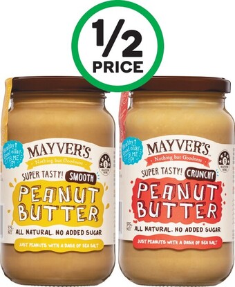 Woolworths Mayveru2019s Peanut Butter 375g offer