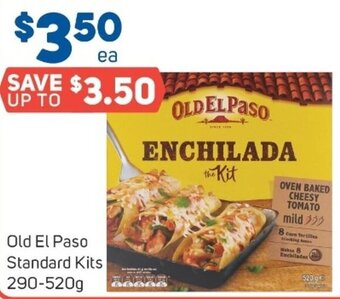 Foodland Old El Paso Standard Kits 290-520g offer