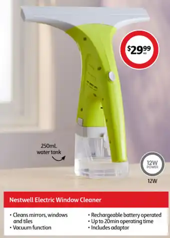 Coles Nestwell Electric Window Cleaner 250ml offer
