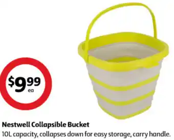 Coles Nestwell Collapsible Bucket offer
