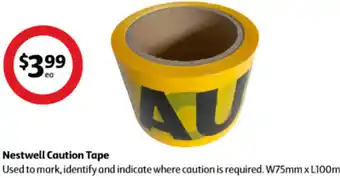 Coles Nestwell Caution Tape offer