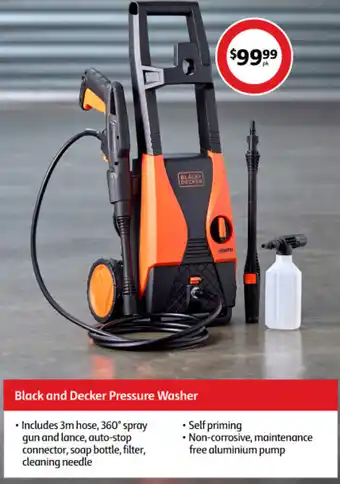 Black and Decker Pressure Washer