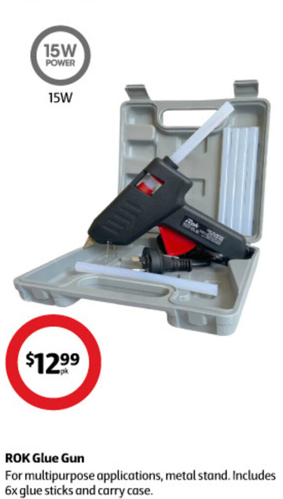 ROK Glue Gun offer at Coles