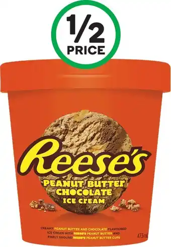 Woolworths Reeseu2019s or Hersheyu2019s Tubs 473ml, Hersheyu2019s Sticks 360ml Pk 4 or Reeseu2019s Cones 472ml Pk 4 offer