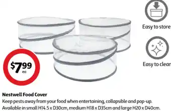 Coles Nestwell Food Cover offer