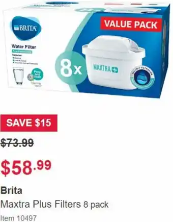 Brita Maxtra Plus Filters 8 Pack
