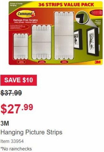 3M Hanging Picture Strips