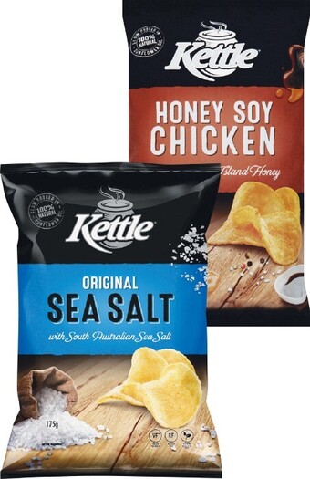 Woolworths Kettle Chips 150-175g offer