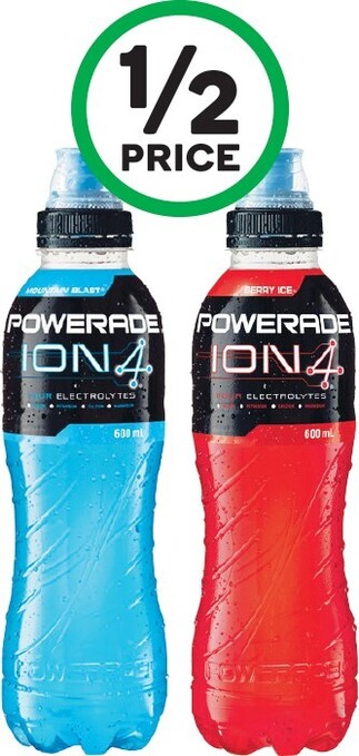 Woolworths Powerade Sports Drink 600ml offer