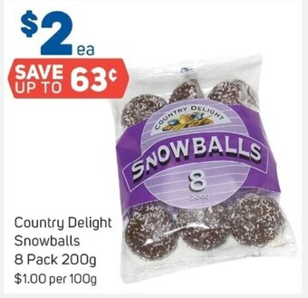 Foodland Country Delight Snowballs 8 Pack 200g offer