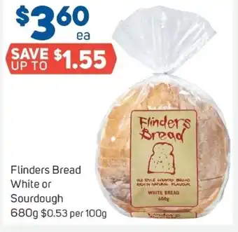 inders Bread White or Sourdough 680g