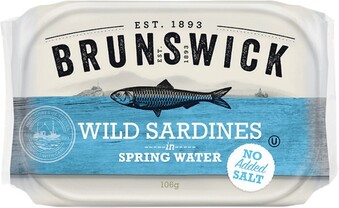 Woolworths Brunswick Sardines 106g offer