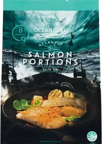 Woolworths Ocean Chef Atlantic Salmon Portions 1 kg u2013 From the Seafood Freezer offer